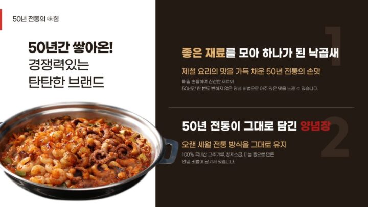 부산 남포동 국제시장 원조 개미집 낙곱새 2~3인분-[1월13일/화요일수령]